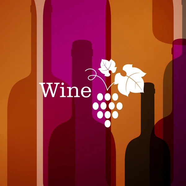 Fondo de vino abstracto — Vector de stock