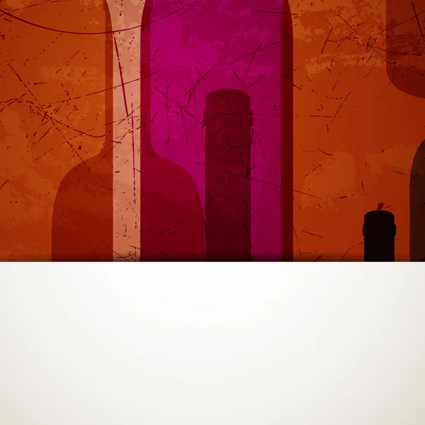 Fondo de vino abstracto — Vector de stock