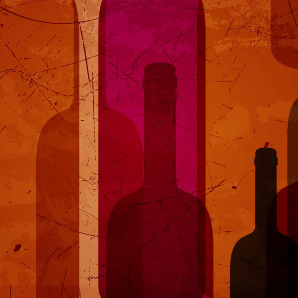 Fond abstrait du vin — Image vectorielle