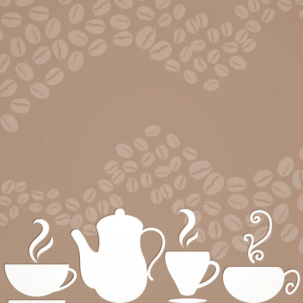 Diseño de café — Vector de stock