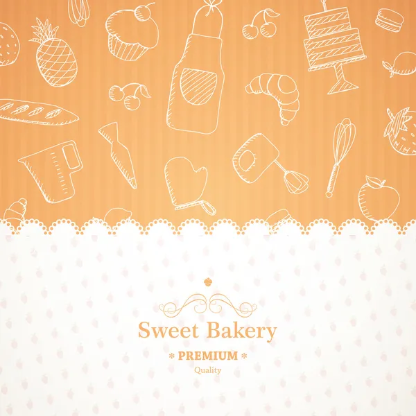 Bakery Background — Stock Vector