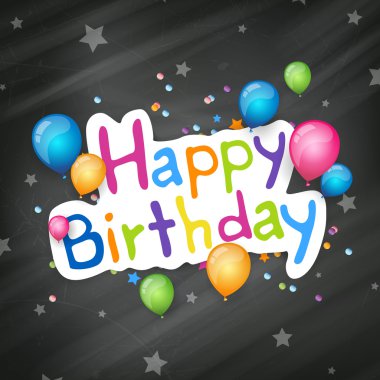 Vektör Mutlu Yıllar tebrik kartı