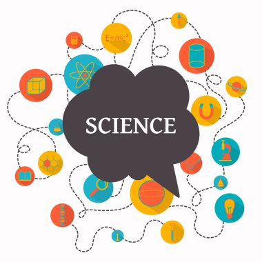 vektör bilim arka plan