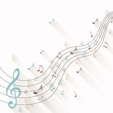 vektör müzik arka plan