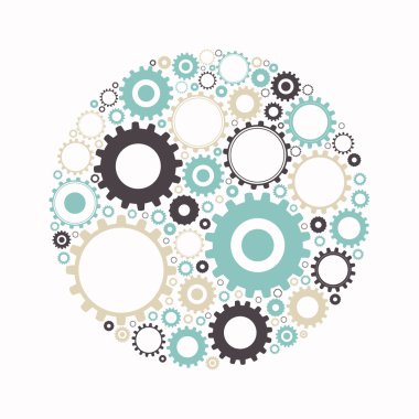 soyut çarkları vektör