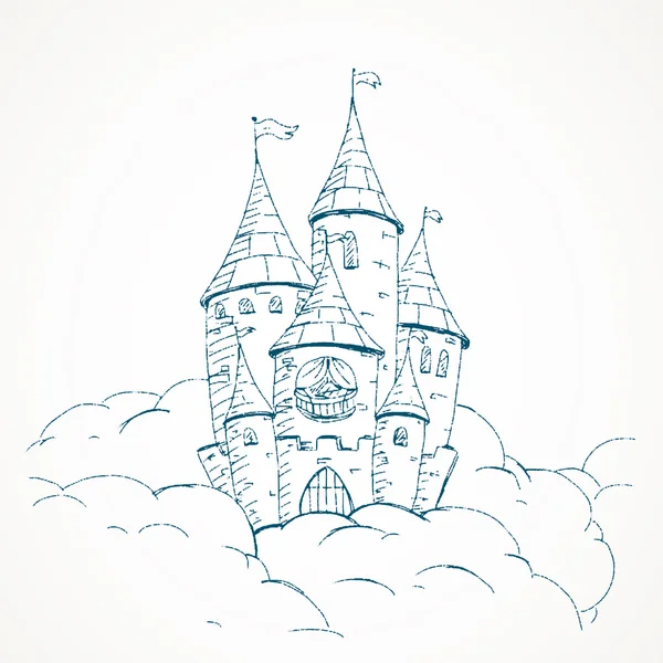 Cartoon Castle — Stock Vector