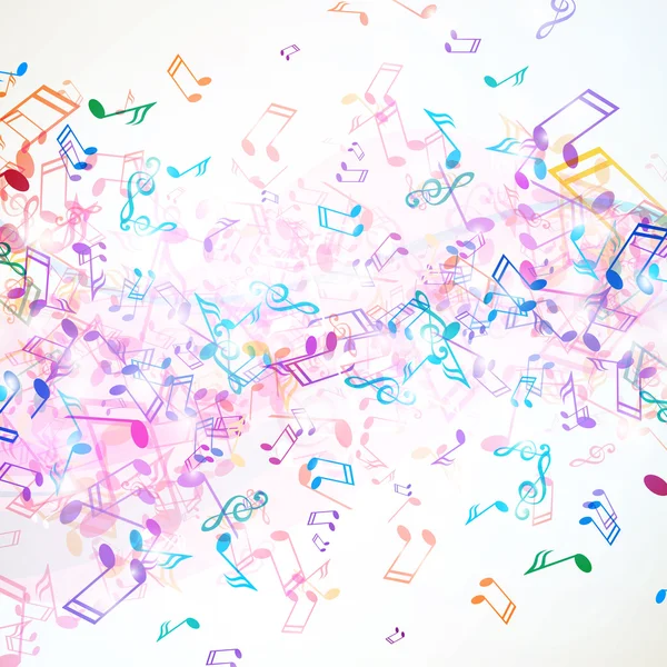 Musique de fond — Image vectorielle