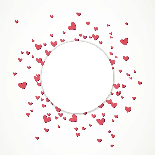 Vector Background with Hearts — Stock Vector