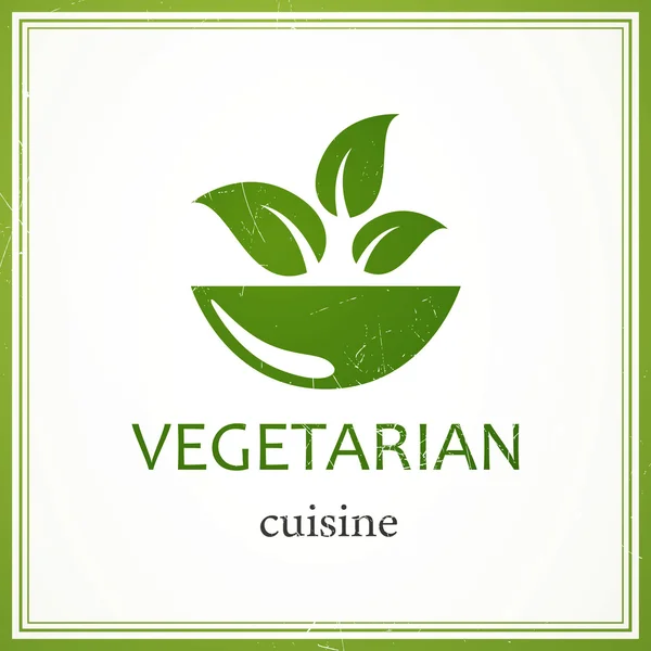 Modelo de design do vetor vegan menu —  Vetores de Stock