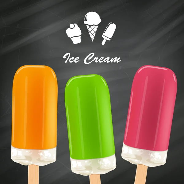 Helado vectorial — Vector de stock