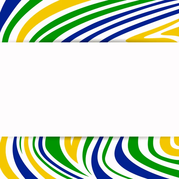 Abstrakt Brasilien bakgrund — Stock vektor