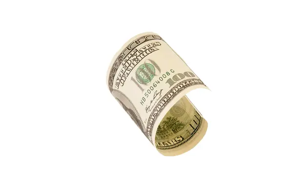 Sto Dolar rachunki pieniądze — Zdjęcie stockowe