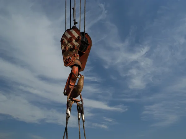 Heavy duty crane hook — Stock Photo, Image