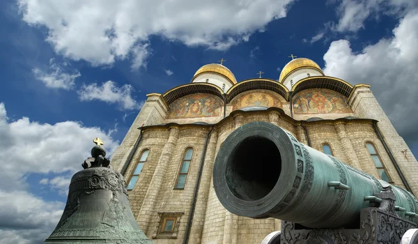 Çar cannon ve Çar bell, Moskova kremlin — Stok fotoğraf