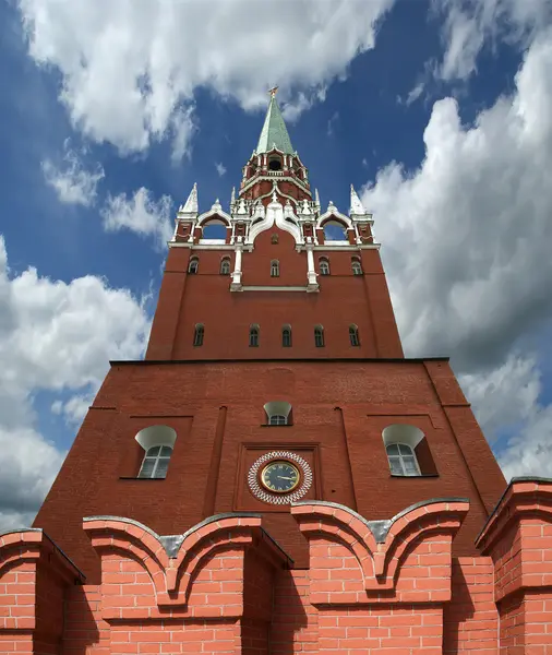 Троицкая башня, Московский Кремль, Россия — стоковое фото