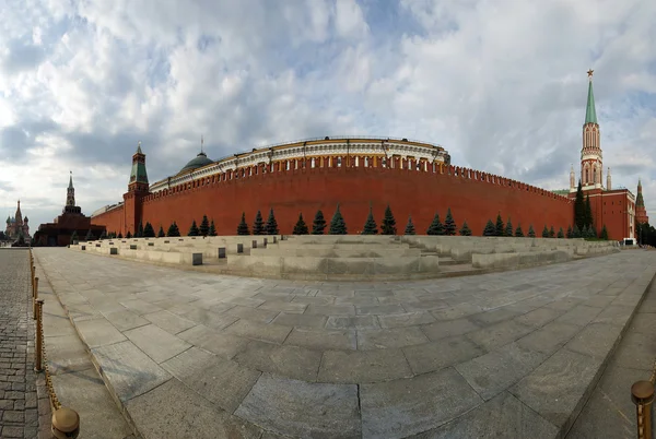 Panorama van red square, Moskou, Rusland — Stockfoto