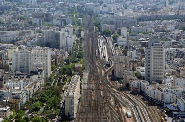 şehir manzarası, gündüz. Paris, Fransa