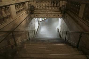 paris metro, gece görüş için giriş
