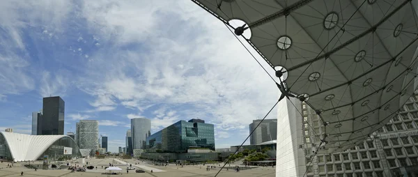 La Defense (panoramic view), commercial and business center of Paris, France