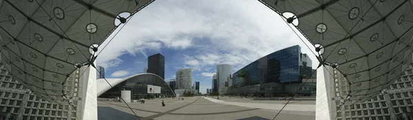 La Defense (panoramic view), commercial and business center of Paris, France — Stock Photo, Image