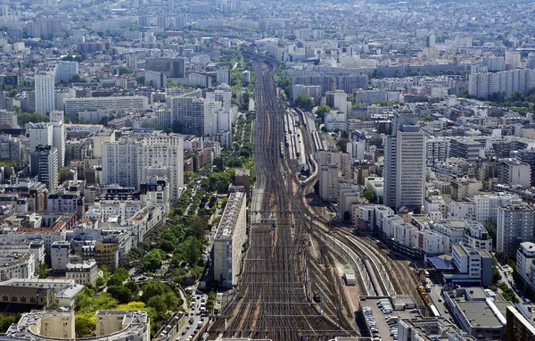 Şehir manzarası, gündüz. Paris, Fransa — Stok fotoğraf