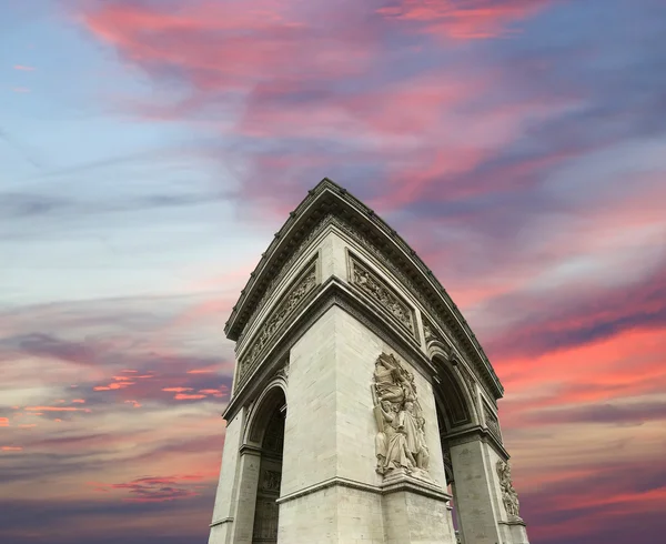 Arc de diomphe, Párizs, Franciaország — Stock Fotó