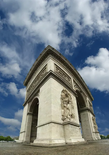 Arc de triomphe, Παρίσι, Γαλλία — Φωτογραφία Αρχείου