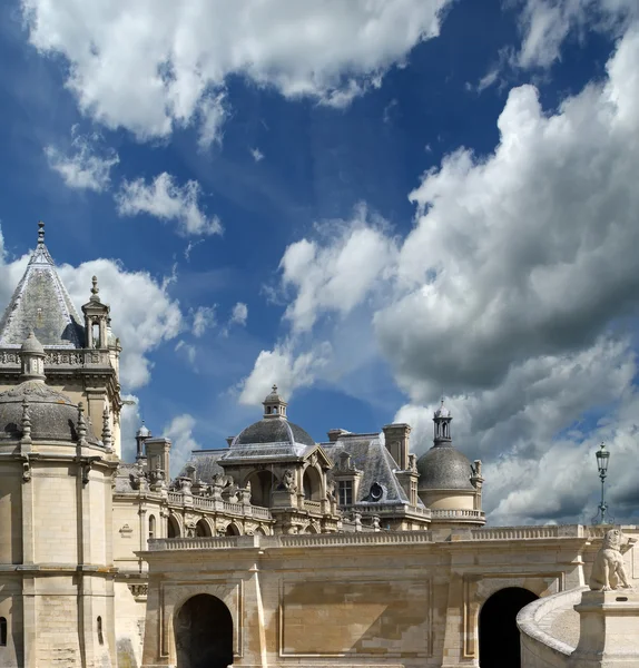 Chateau de Chantilly (Chantilly Castle), Oise, França — Fotografia de Stock