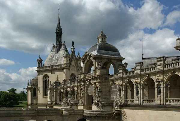 Chateau de Chantilly (Chantilly Castle), Oise, França — Fotografia de Stock