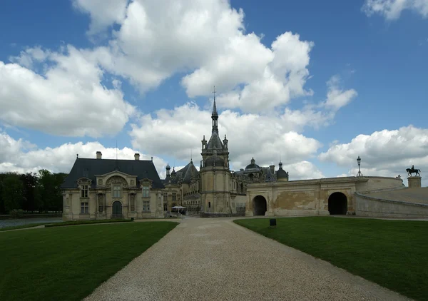 Kasteel van chantilly (chantilly kasteel), oise, Frankrijk — Stockfoto