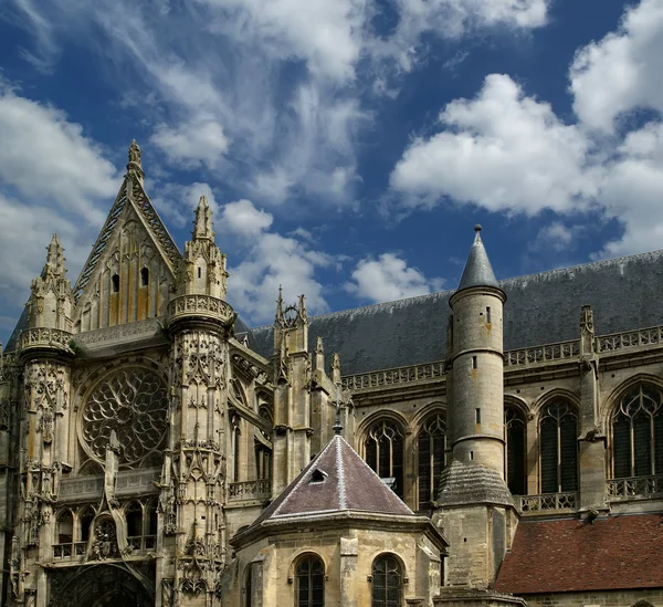 Catedrala Notre Dame din Senlis, Oise, Picardy, Franța — Fotografie, imagine de stoc
