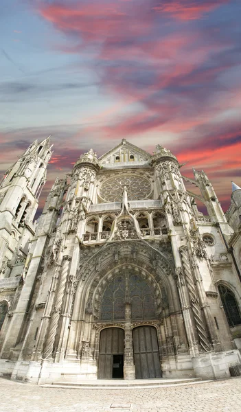 Catedral (Notre Dame) de Senlis, Oise, Picardia, França — Fotografia de Stock