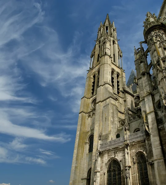 Katedrála (notre dame) senlis, oise, Picardie, Francie — Stock fotografie