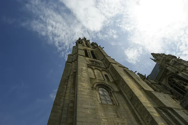 Kathedrale (notre dame) von senlis, oise, picardy, franz — Stockfoto