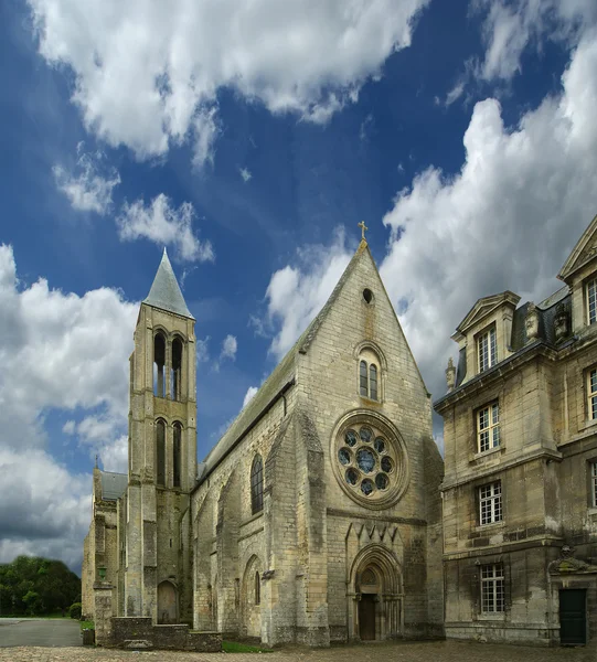 Fransa, senlis, picardy, oise---saint vincent Manastırı — Stok fotoğraf