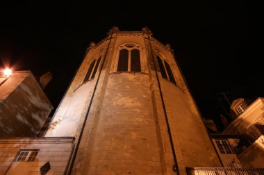 Saint-Maurice Katedrali, gece, angers, Fransa
