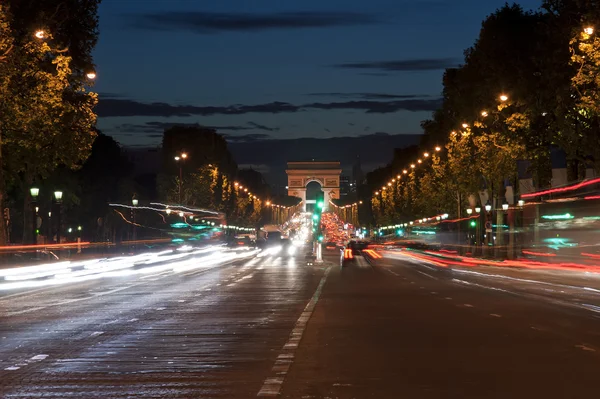 Champs-Elysees Bulvarı, Paris, Fransa — Stok fotoğraf