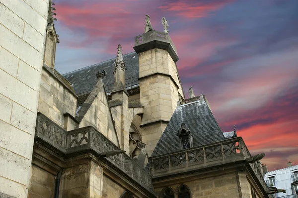 Kościół saint-germain-auxerrois, Paryż, Francja — Zdjęcie stockowe