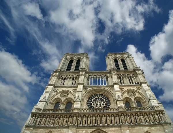 Notre dame de Paris, Francja — Zdjęcie stockowe
