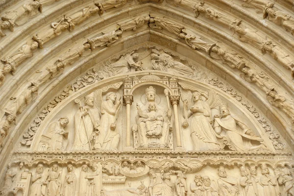 Notre dame de Paris, Francja — Zdjęcie stockowe