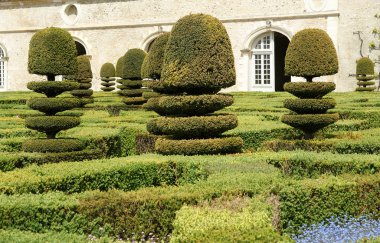 Villandry chateau ve Bahçesi, loire valley, Fransa