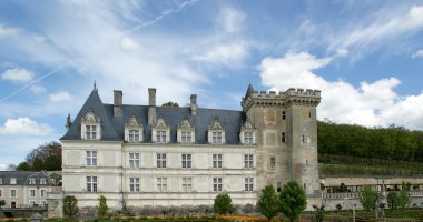Villandry chateau ve Bahçesi, loire valley, Fransa