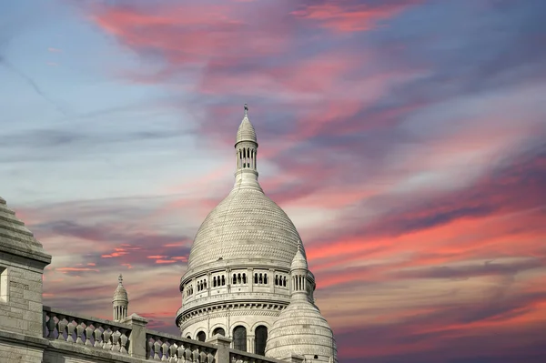 Basilika des Heiligen Herzens von Paris, Frankreich — Stockfoto