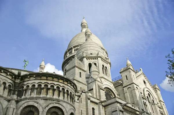 Nationale Basiliek van het heilig hart van Parijs, Frankrijk — Stockfoto