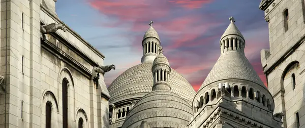 파리, 프랑스의 신성한 심 혼의 대성당 — 스톡 사진