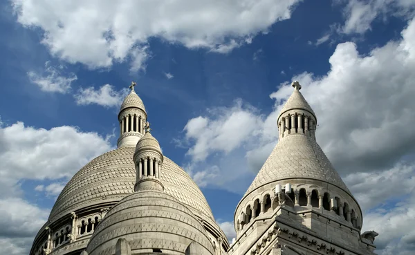 Nationale Basiliek van het heilig hart van Parijs, Frankrijk — Stockfoto