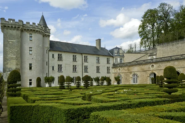 Villandry chateau ve Bahçesi, loire valley, Fransa — Stok fotoğraf