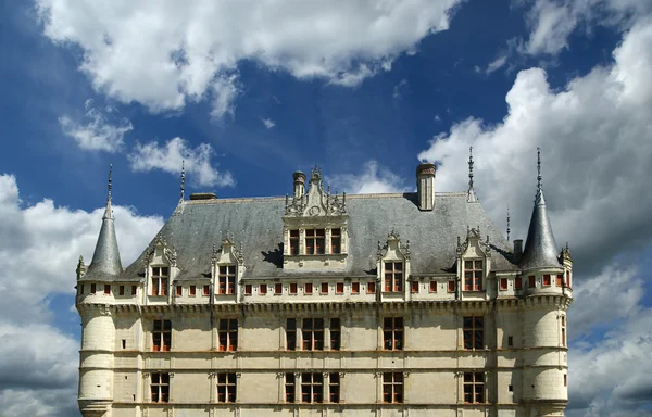 Chateau azay-le-rideau (1515 1527 için inşa edilmiş), Fransa — Stok fotoğraf