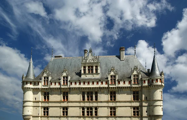 Chateau azay-le-rideau (1515 1527 için inşa edilmiş), Fransa — Stok fotoğraf