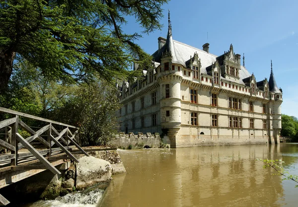 Chateau Azay-le-Rideau (costruito dal 1515 al 1527), Francia — Foto Stock